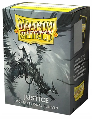 [AT-15061] Dragon Shield Sleeves - Standard size - Matte Dual - Justice (100 Sleeves)