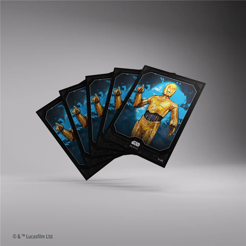 [GGS15129ML] Star Wars: Unlimited - Premium Art Sleeves - C-3PO