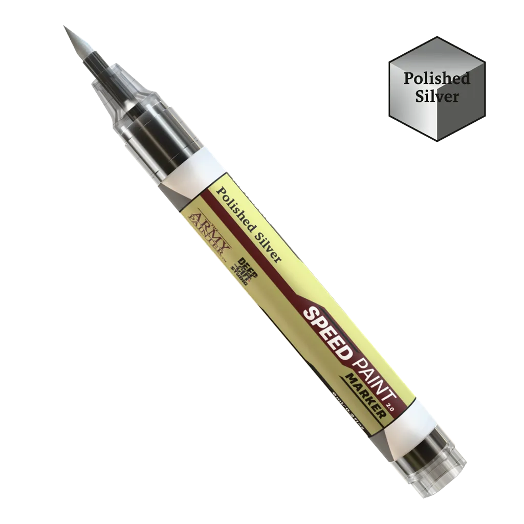 [SM1017P] Speedpaint Marker - Polished Silver