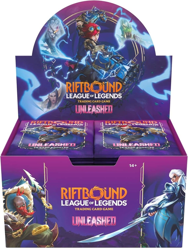 Riftbound - League of Legends TCG Unleashed - Booster Display - 24 Booster Packs