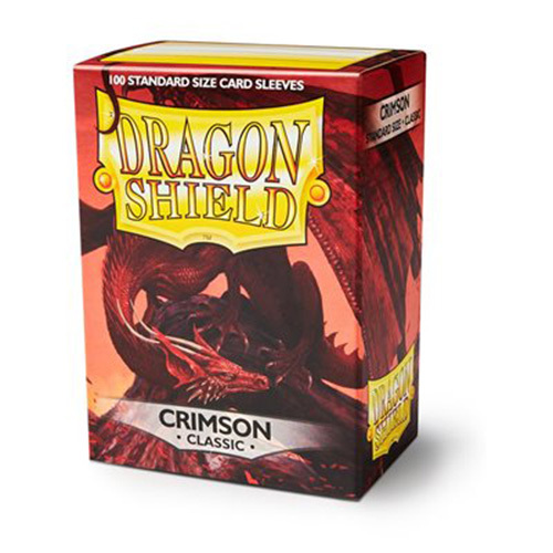 [AT-10021] Dragon Shield Standard Sleeves - Crimson (100 Sleeves)