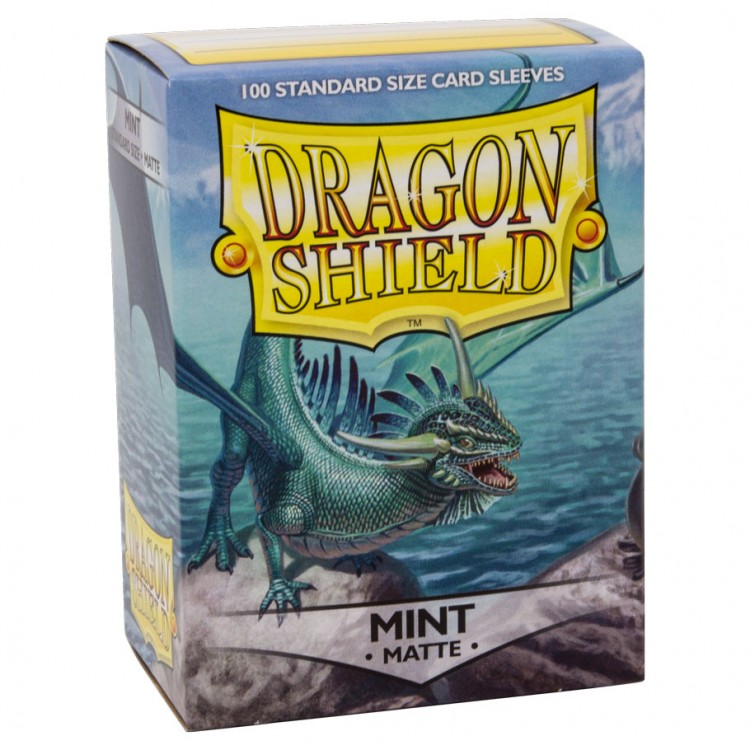 [AT-11025] Dragon Shield Standard Sleeves - Matte Mint (100 Sleeves)