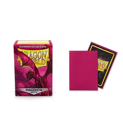 [AT-11026] Dragon Shield Standard Sleeves - Matte Magenta (100 Sleeves)