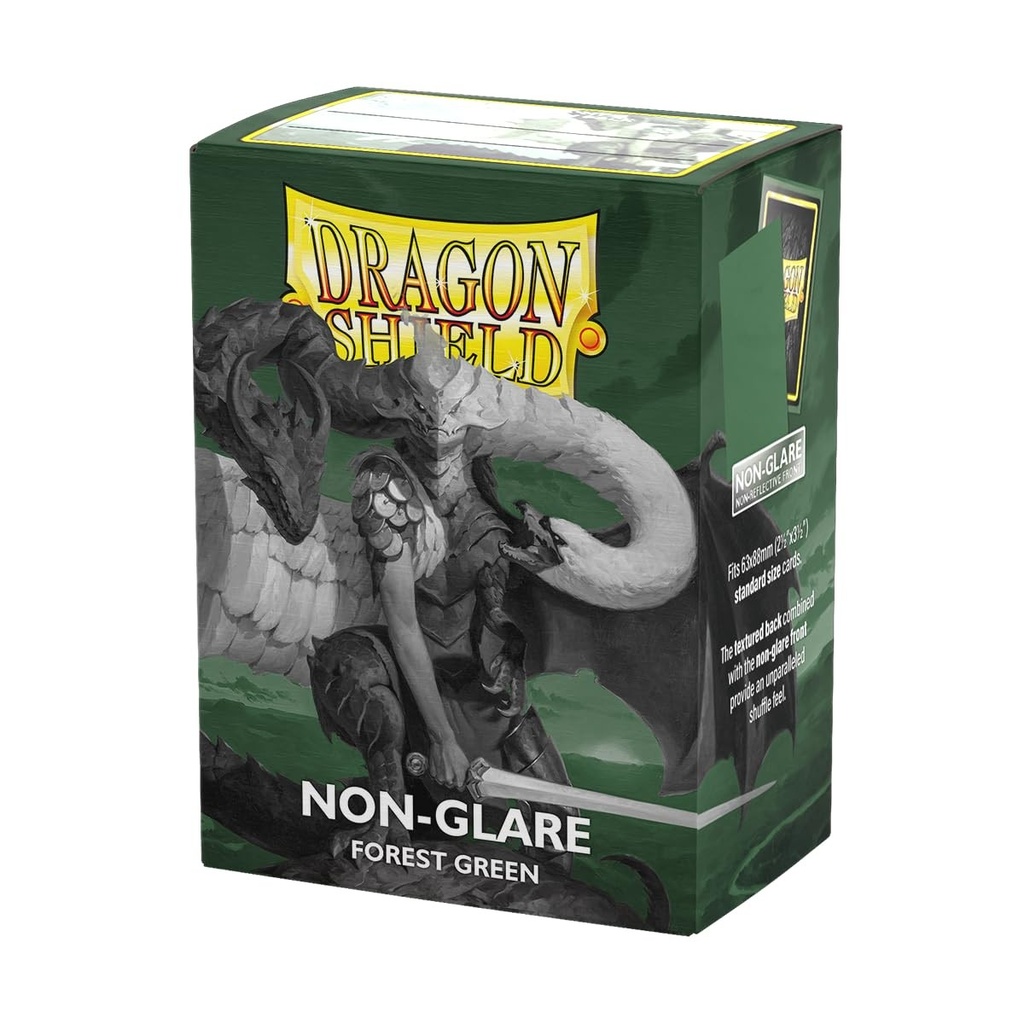 [AT-11825] Dragon Shield Matte Non-Glare Sleeves - Forest Green (100 Sleeves)