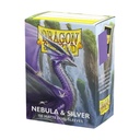 Dragon Shield Sleeves - Standard size - Matte Dual - Nebula & Silver (100 Sleeves)