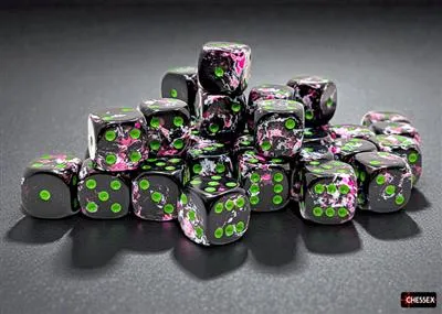 [CHX 24814] Brush Paintball/green 12mm d6 Dice Block (36 dice)