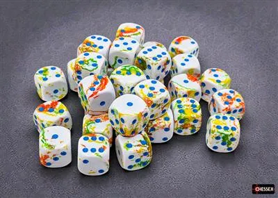 [CHX 24809] Brush Breezy/blue 12mm d6 Dice Block (36 dice)