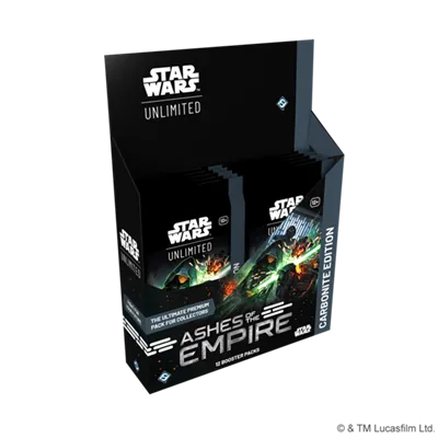 [SWH0806en] Star Wars: Unlimited -  Ashes of the Empire Carbonite Booster Display (12 Booster) - EN