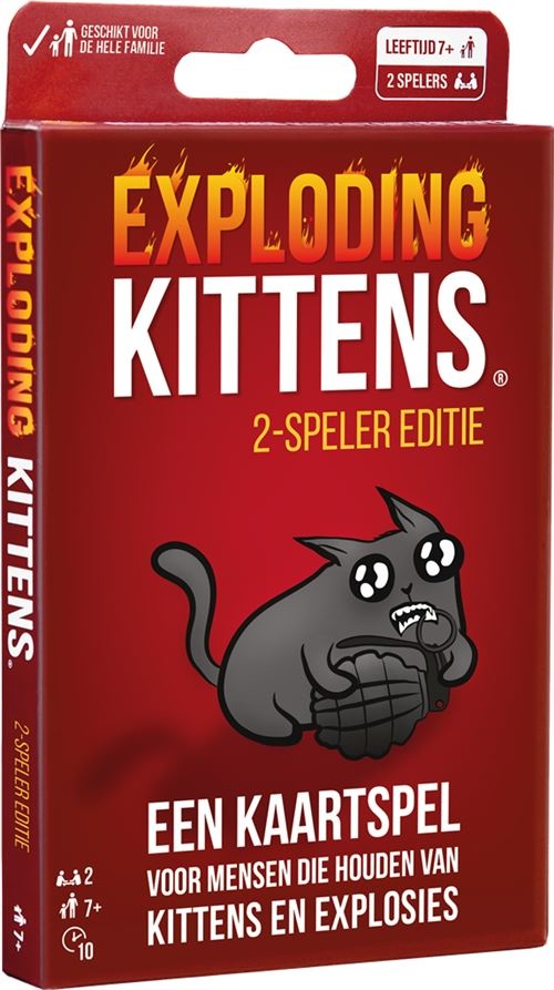 Exploding Kittens 2 Spelers Editie