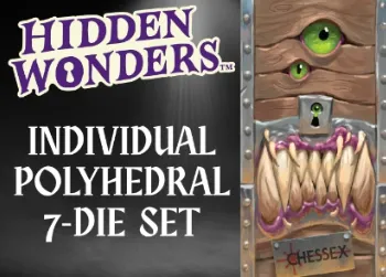 Hidden Wonders™ Individual Mystery Polyhedral 7-Die Set Assorted