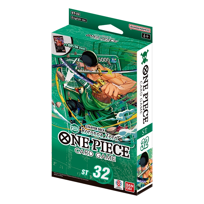 [ST-32] One Piece Card Game - STARTER DECK -GREEN Roronoa Zoro- [ST-32]