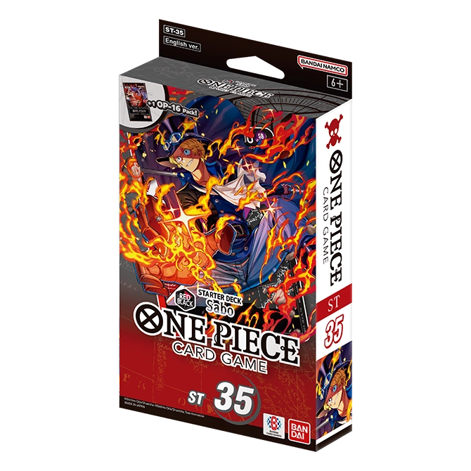 [ST-35] One Piece Card Game - STARTER DECK -RED/BLACK Sabo- [ST-35]