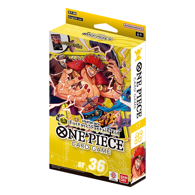 [ST-36] One Piece Card Game - STARTER DECK -YELLOW Eustass"Captain"Kid- [ST-36]
