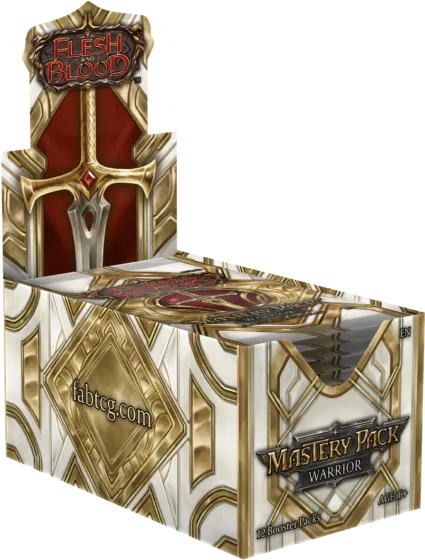 Flesh and Blood Mastery Pack Warrior Box (12-packs)
