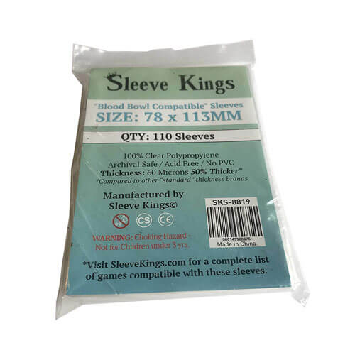 [sk-8819] Sleeve Kings - Blood Bowl Card Sleeves (78x113mm) - 110pcs
