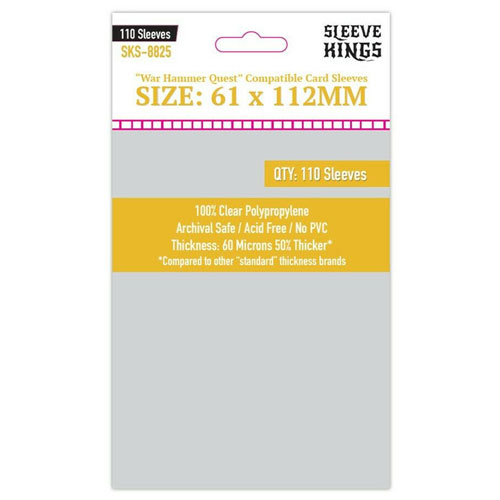 [sk-8825] Sleeve Kings Warhammer Quest Card Sleeves 75x110mm 110pcs