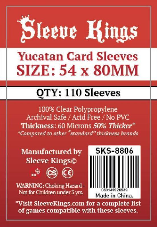 [sk-8806] Sleeve Kings: Yucatan Card Sleeves (54x80mm) (110)