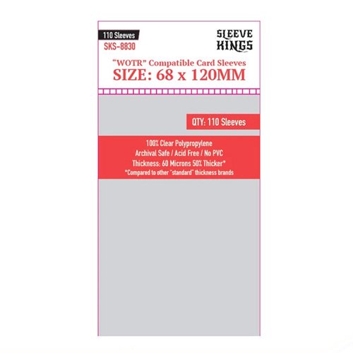 [sk-30] Sleeve Kings War of the Rings Sleeves (68x120mm) 110pcs