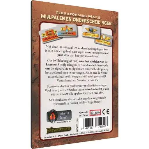 Terraforming Mars Mijlpalen en Onderscheidingen - Uitbreiding NL
